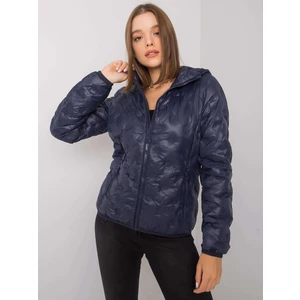 Ladies' navy blue transitional jacket