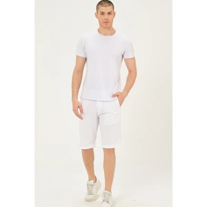 S0001 DEWBERRY XLEON MEN'S SHORTS-WHITE