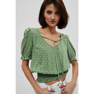 Blusa da donna  Moodo Polka dot printed