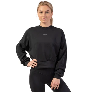 Nebbia Loose Fit Sweatshirt "Feeling Good" Negro M-L