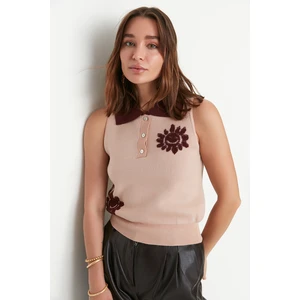 Trendyol Sweater Vest - Pink - Regular fit