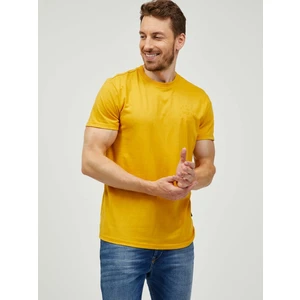 SAM73 Mustard Men's T-Shirt SAM 73 Sepot - Men