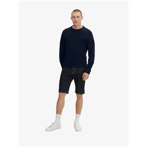 Dark Blue Men's Denim Shorts Tom Tailor - Men's