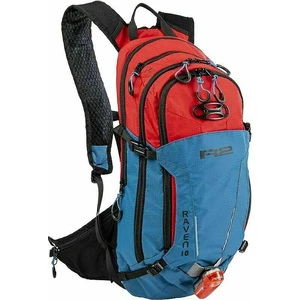 R2 Raven Backpack Petrol Blue/Red Hátizsák kerékpározáshoz