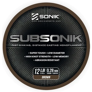 Sonik vlasec subsonik brown 3000 m - 0,31 mm 6,80 kg