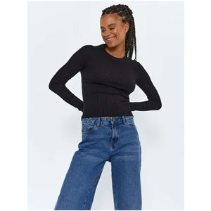 Black Ribbed Sweater Noisy May Ship - Women