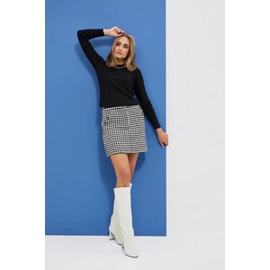 Houndstooth skirt