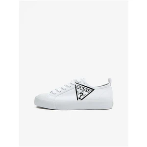 White Women Guess Kerrie Sneakers - Women