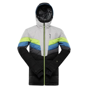 Men's down ski jacket with ptx membrane ALPINE PRO FEEDR black