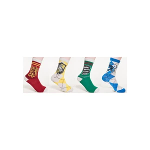 Harry Potter 4-Pack Multicolor Team Socks