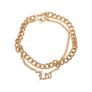 Zodiac Golden Anklet leo