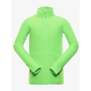 Men's fleece sweatshirt ALPINE PRO GARIM neon green gecko