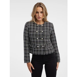 Orsay Black Women's Patterned Blazer - Women's