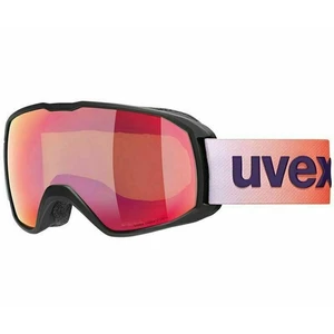 UVEX Xcitd Black Mat Mirror Scarlet/CV Green Okulary narciarskie