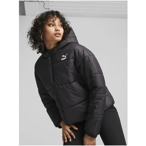 Puma Classics Padded Black Women's Winter Quilted Jacket - Women