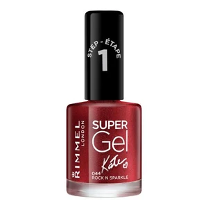 Rimmel Super Gel By Kate gelový lak na nehty bez užití UV/LED lampy odstín 044 Rock n Sparkle 12 ml