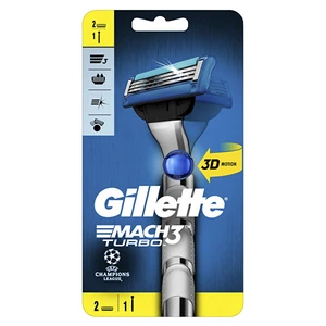 Gillette Holiaci strojček Mach3 Turbo 3D + 2 hlavice