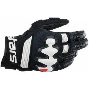 Alpinestars Halo Leather Gloves Black/White L Mănuși de motocicletă