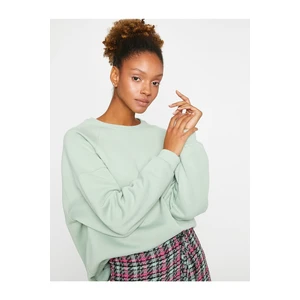 Koton Oversize Sweatshirt Crew Neck Long Sleeve