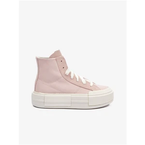 World Pink Women's Ankle Sneakers on Converse Chuck Ta Platform - Women