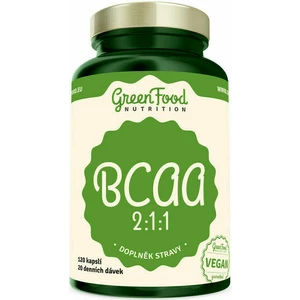 GreenFood BCAA 2:1:1 120 kapslí