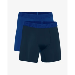 Under Armour Boxerky Tech Mesh 6in 2 Pack-BLU