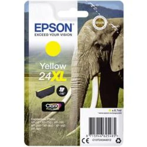 Epson originální ink C13T24344012, T2434, 24XL, yellow, 8, 7ml, Epson