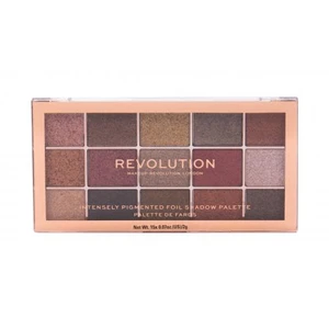 Makeup Revolution Foil Frenzy paleta metalických očních stínů odstín Fusion 15 x 1.1 g