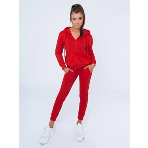 Women's sweatpants LARA red Dstreet UY0954