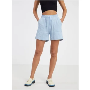 Light blue ladies tracksuit shorts JDY Paris - Women