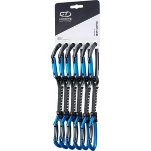 Climbing Technology Lime Set DY Dégainer rapidement Solid Straight/Solid Bent Anthracite/Electric Blue 12.0 Mousqueton escalade