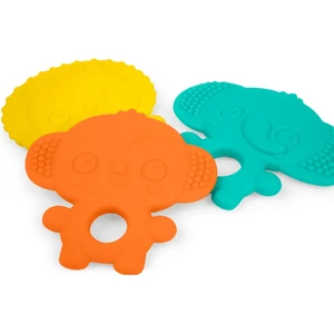 BRIGHT STARTS Hryzačka Gummy Buddies™ 3ks 3m+