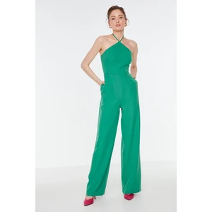 Trendyol Green Collar Detailed Jumpsuit