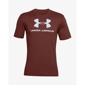 Under Armour SPORTSTYLE LOGO SS Pánské triko 1329590-688 Cinna Red S