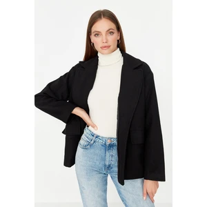 Trendyol Coat - Black - Double-breasted