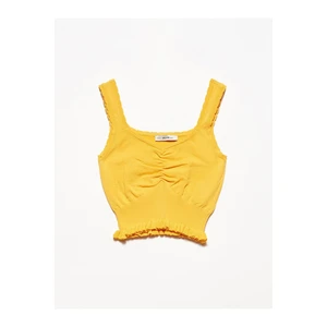 Dilvin Camisole - Yellow - Slim fit