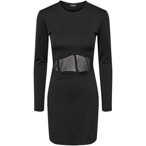 Pieces Dámske šaty PCMAJA Slim Fit 17131575 Black S