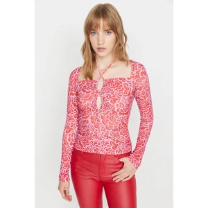 Trendyol Blouse - Pink - Slim fit