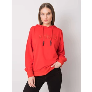 Women's sweatshirt in red