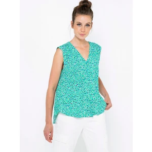 Blue Patterned Top CAMAIEU - Women