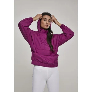 Ladies Panel Pull Over Jacket viola