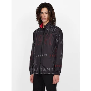 ARMANI EXCHANGE Red-black men patterned double-sided lightweight jacket Armani Exchang - Men