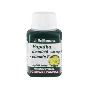 MedPharma Pupalka dvouletá 500 mg + vitamín E 30 tob. + 7 tob. ZDARMA