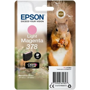 Epson T37864010 světle purpurová (light magenta) originální cartridge