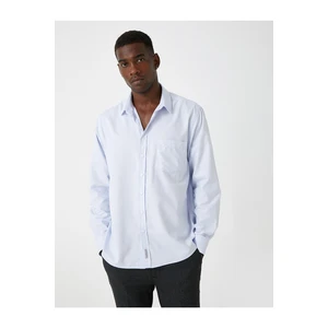 Koton Shirt - Blue - Relaxed fit