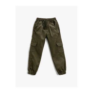 Koton Basic Cargo Pants with Tie Waist