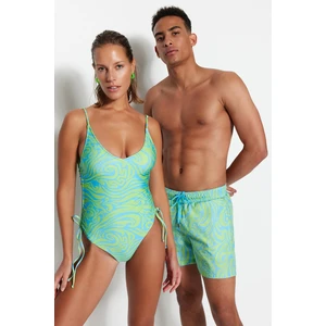 Trendyol Swimsuit - Multicolor - Graphic