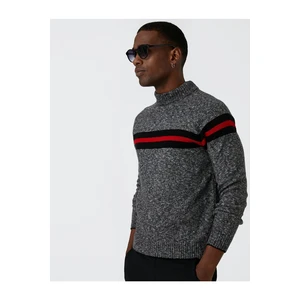 Koton Sweater - Gray - Fitted