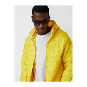 Koton Hooded Puffer Coat Pocket Detailed Waterproof