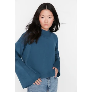 Trendyol Sweater - Blue - Regular fit